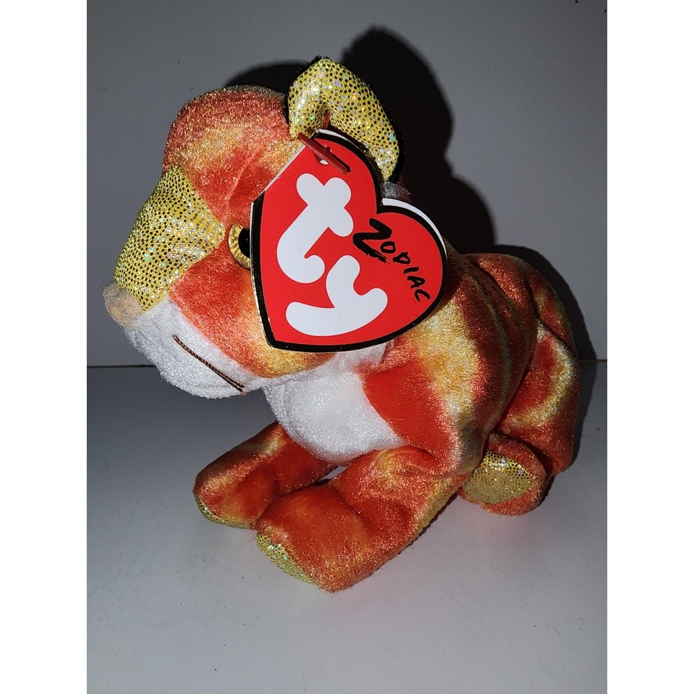 ty Beanie‎ Babies Tiger Zodiac Shiny